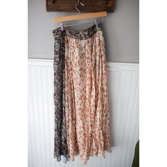 Free People Oasis Printed Maxi Skort Skirt 6 NEW - Picture 3 of 5